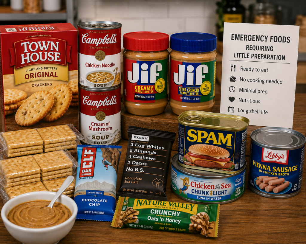 "Ready-to-eat emergency foods"