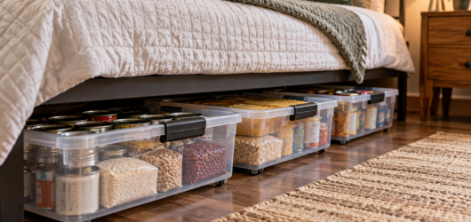 Under-Bed Survival Food Storage Ideas